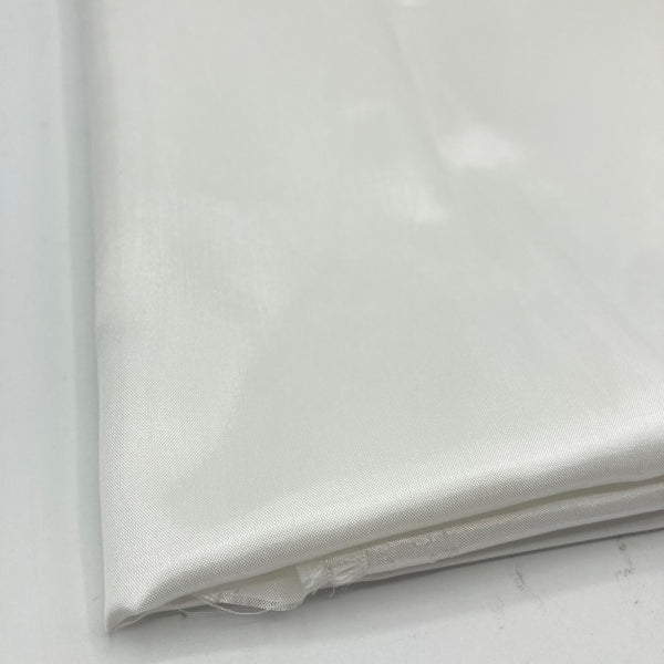 White Shimmery Lining Fabric - 1 3/4 yard x 44"