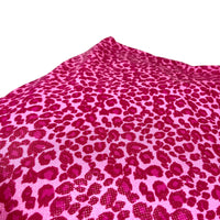 Pink Cheetah Spandex Fabric - 6 1/2 yds x 60"
