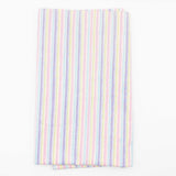 Sparkly Pastel Stripes Cotton Fabric - 1 1/4 yds x 44"