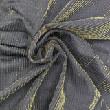 Ribbed Glittery Fabric - 1 1/2 Yds x 60"