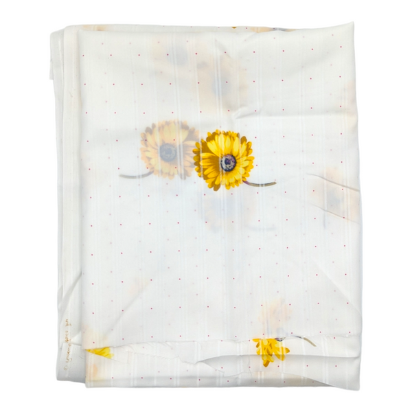 Sunflower Sheer Fabric - 1 Yds x 60"