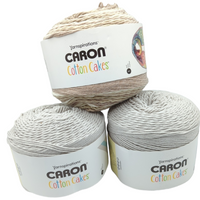 Neutral Caron Cotton Cake Bundle