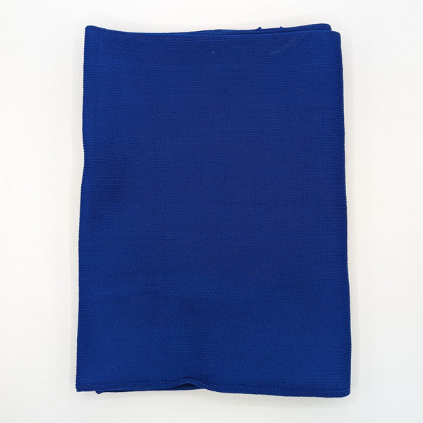 Cobalt Vintage Knit Fabric Tube - 1 1/2 Yds x 15"