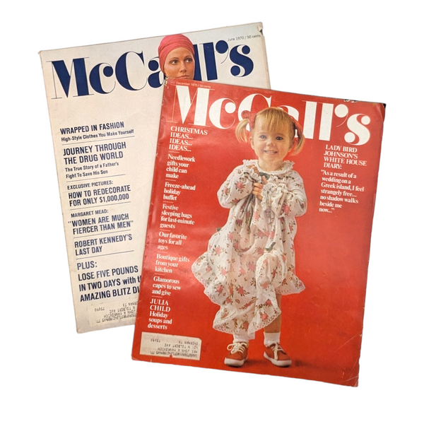 McCall's Magazine Bundle - June '70 + December '70