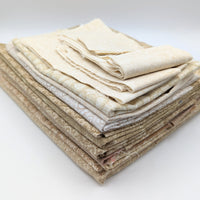Beige Coordinating Quilting Cotton Fabric Bundle #1