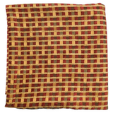 "Brick + Beige" Textured Upholstery Fabric - 1 1/2 Yds x 54"