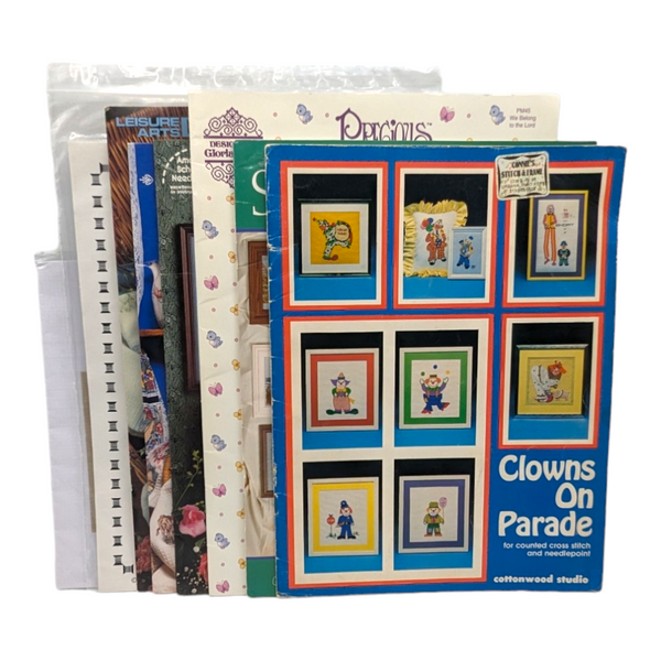 Cross Stitch Pattern Booklet Bundle – Thistle Creative Reuse