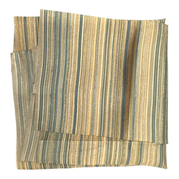 Striped Sheer Foil Fabric - 2 Yds x 18"