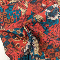 Jewel Toned Crinkle Poly Fabric - 3 yds x 44"