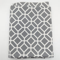Grey Octagon Canvas Fabric - 1 1/4 yds x 54"