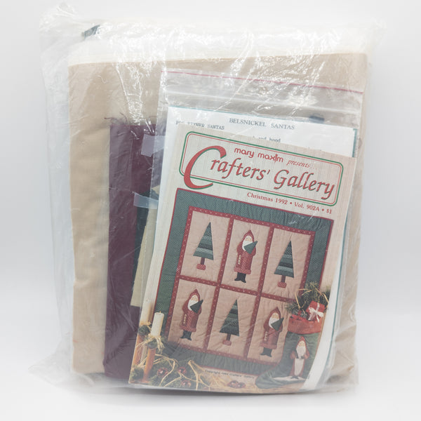 Belsnickel Santas Vintage Quilt Kit