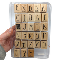 Doodle Alphabet Stamp Set