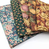 Royal Floral Coordinating Quilting Cotton Fabric Bundle - 9 Yds x 44"