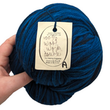 Azure XL Wool Yarn Hank
