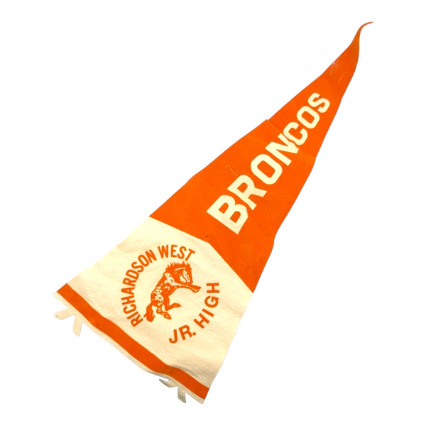 "Broncos" Pennant Banners
