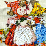 Finished Needlepoint Projects - Flower Girls