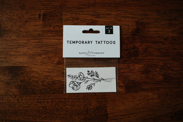 Wildflower Temporary Tattoos