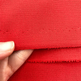 Red Knit Apparel Fabric