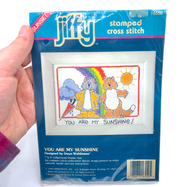 "You Are My Sunshine"  Vintage Cross Stitch Kit